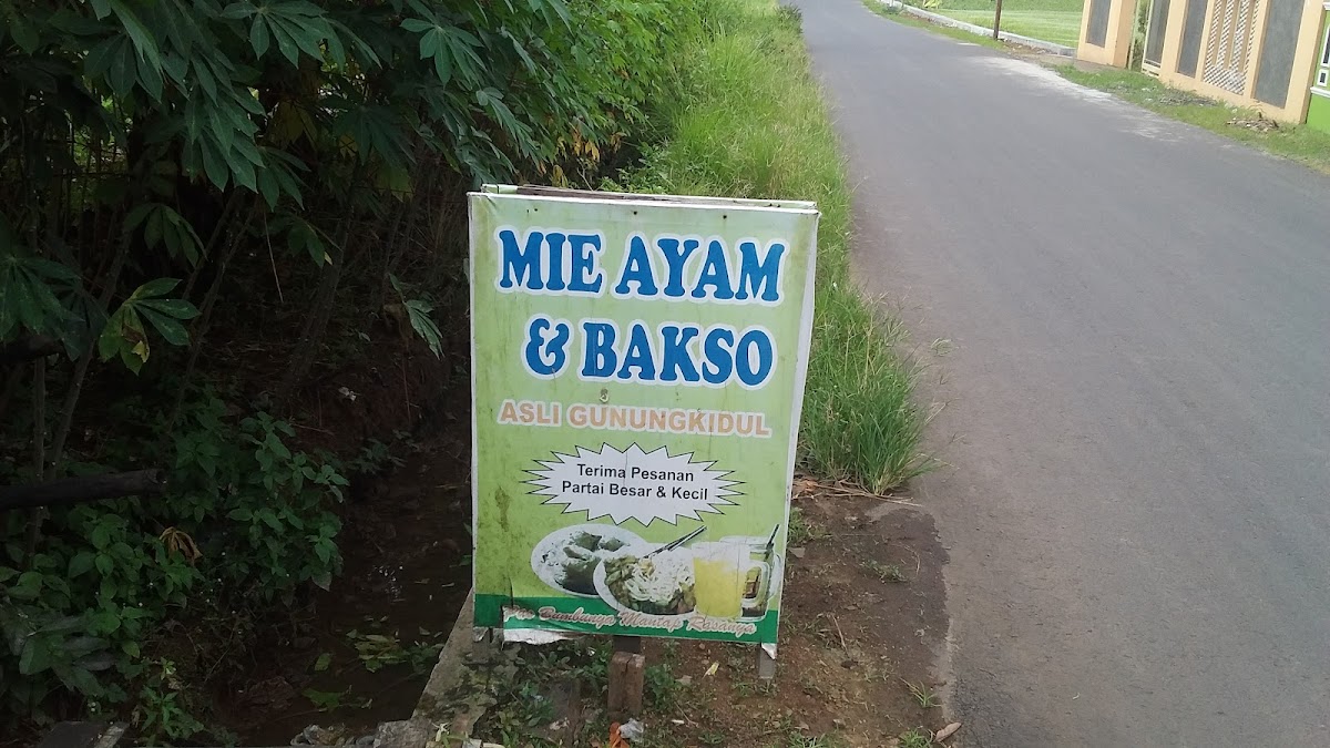 Mie Ayam dan Bakso Gunungkidul