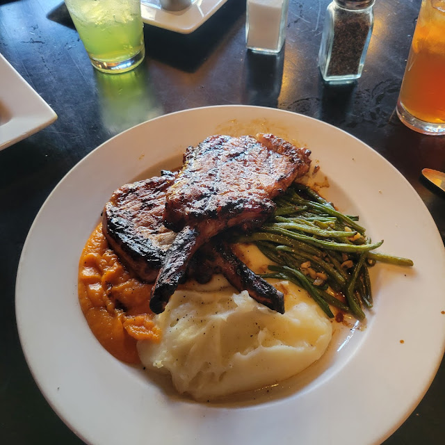Bourbon Glazed Pork Chops