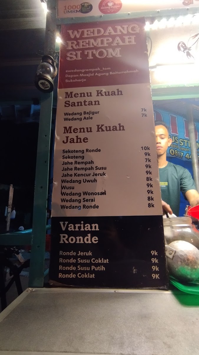 Wedang Rempah Si Tom