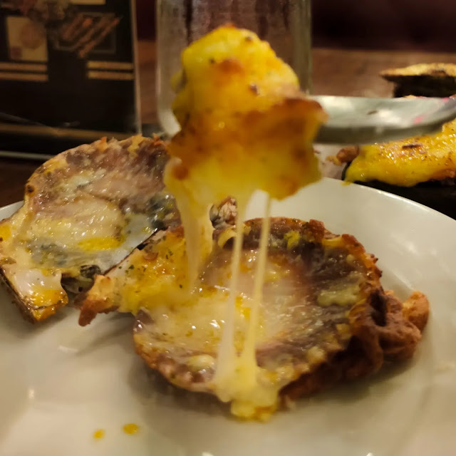 Cheesy Baked Oysters