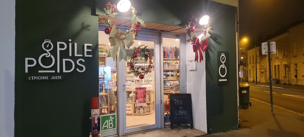 Pile Poids, L'épicerie Juste