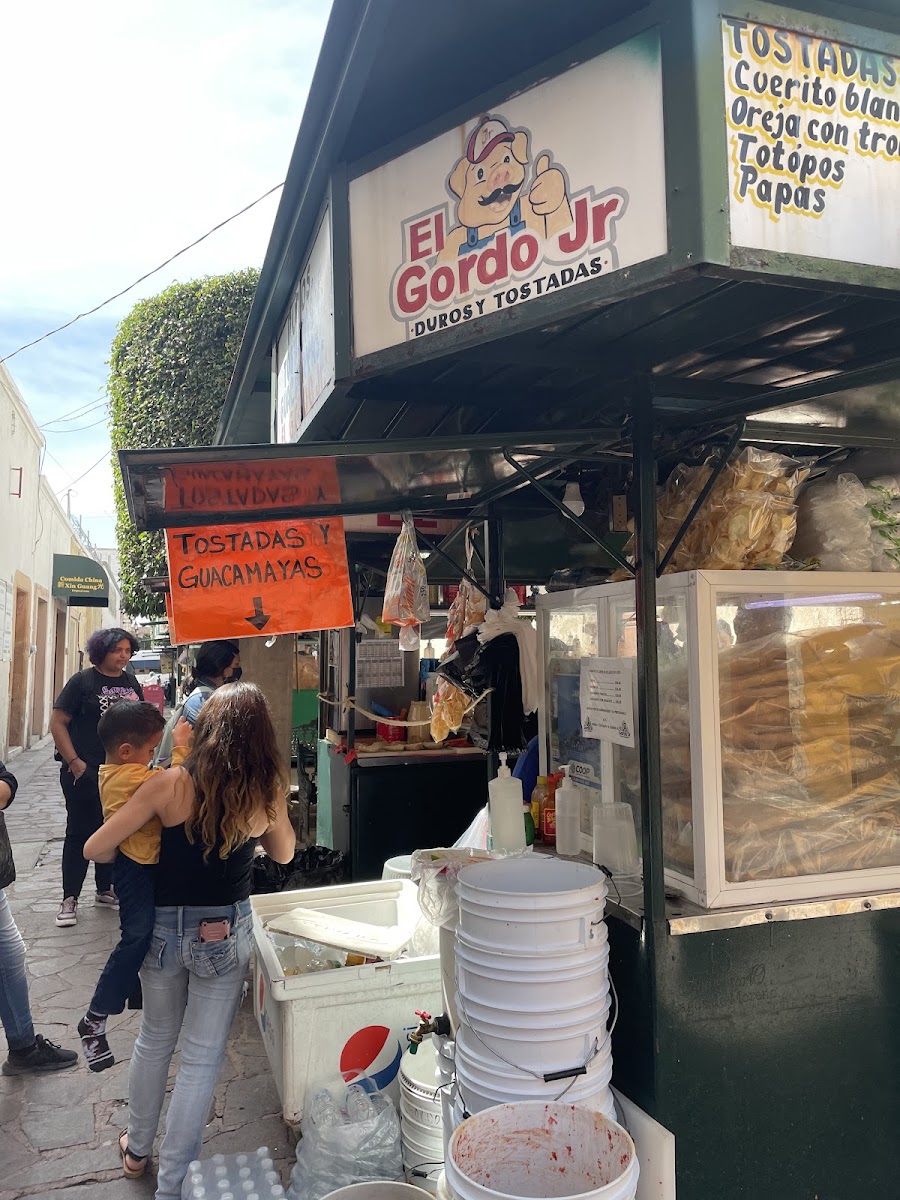 Duros Tostadas y Guacamayas El Gordo Jr.