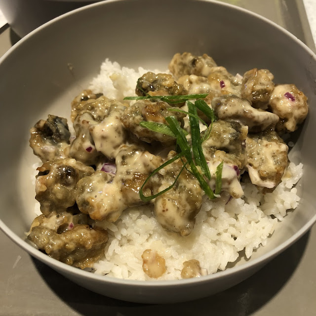 Fried Oyster Rice Bowls