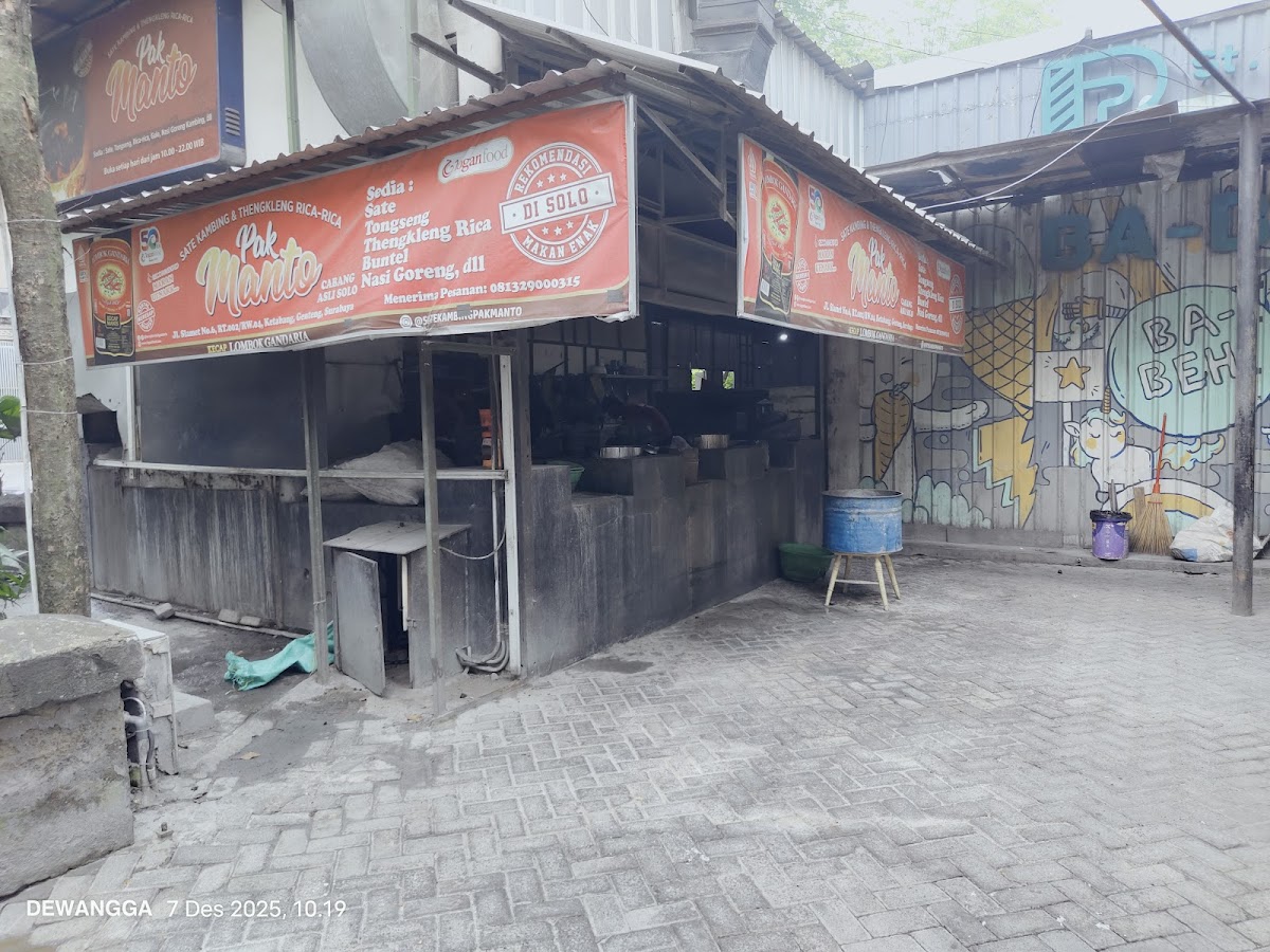 Sate Kambing & Thengkleng Rica-rica Pak Manto