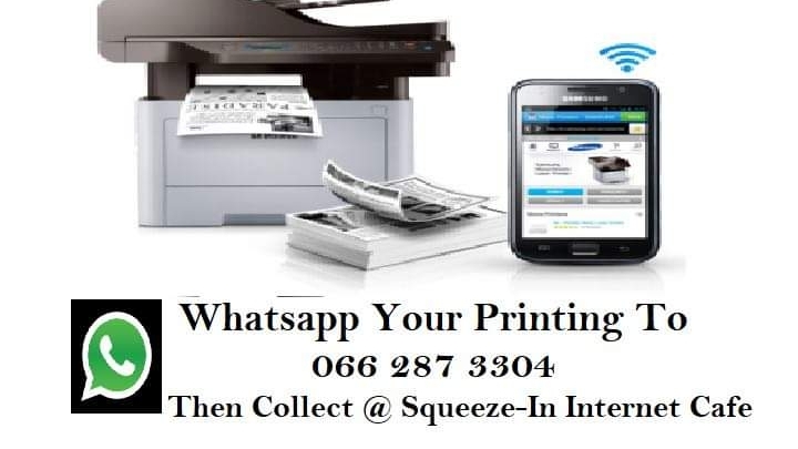 Squeeze-In Internet Cafe Majuba Mall