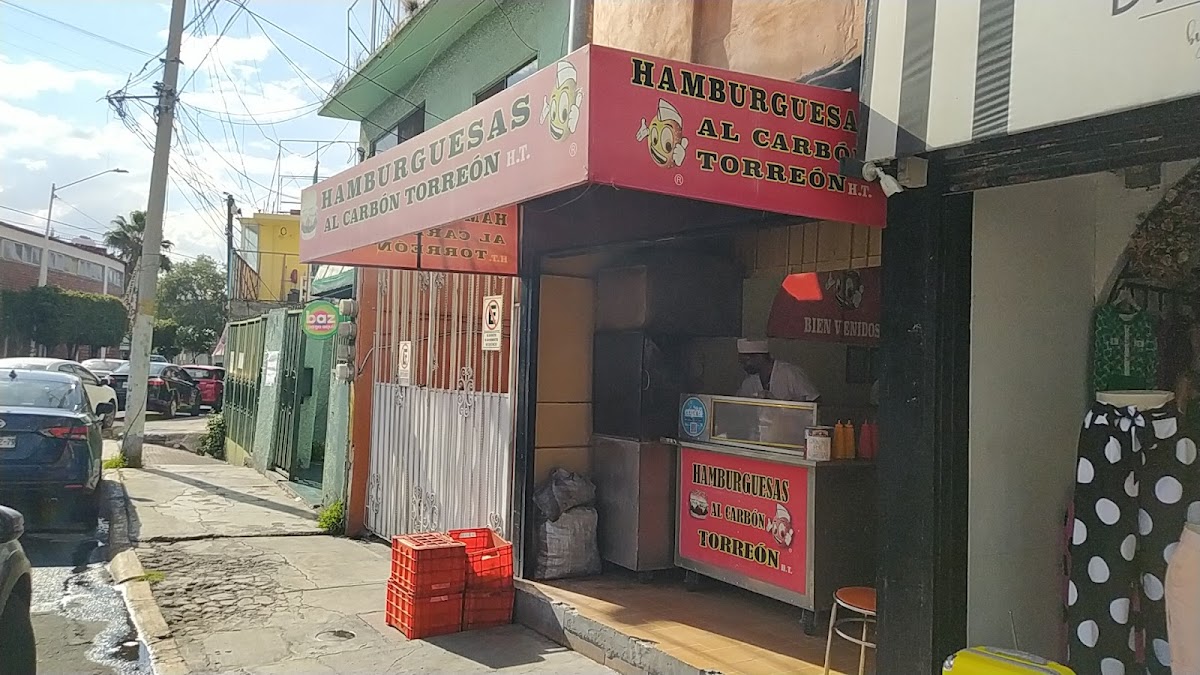 Hamburguesas al carbón Torreón bosques Aragon