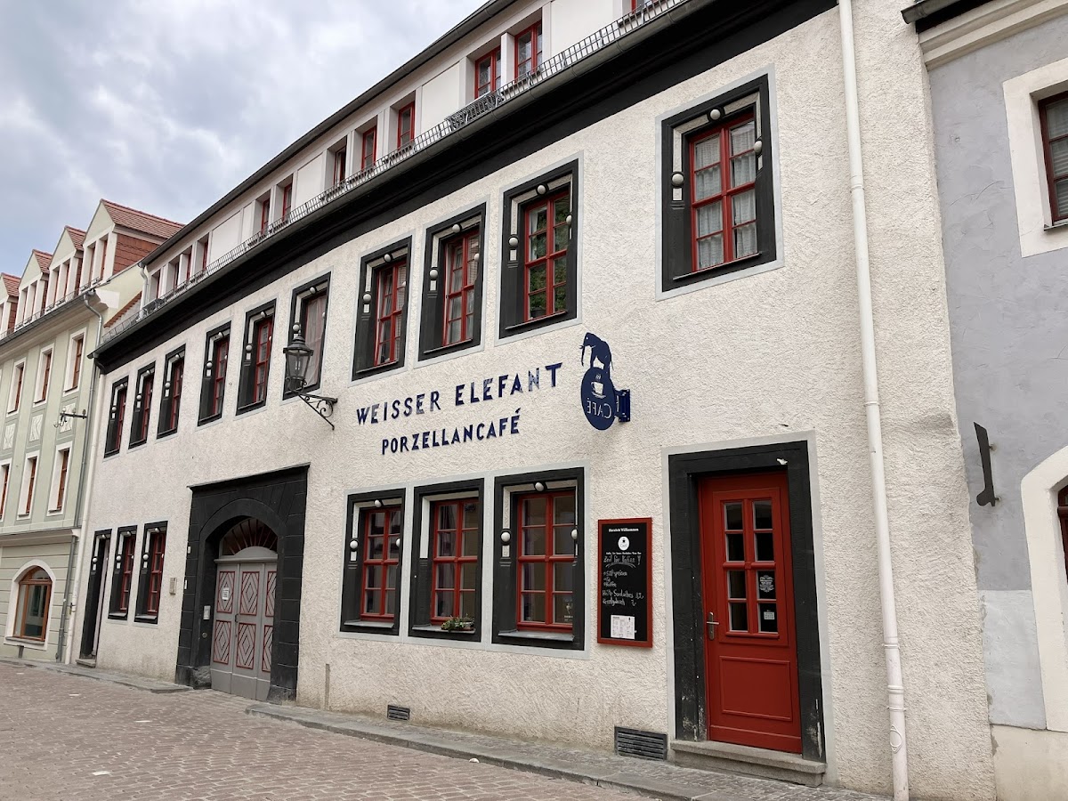 Porzellancafé 'Weißer Elefant'