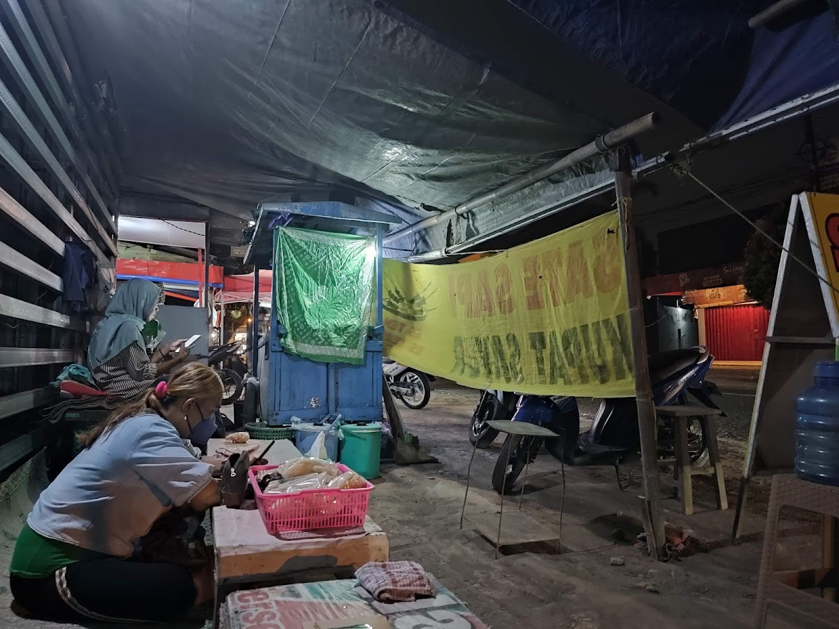 Sate Sapi (kere) Kupat Sayur