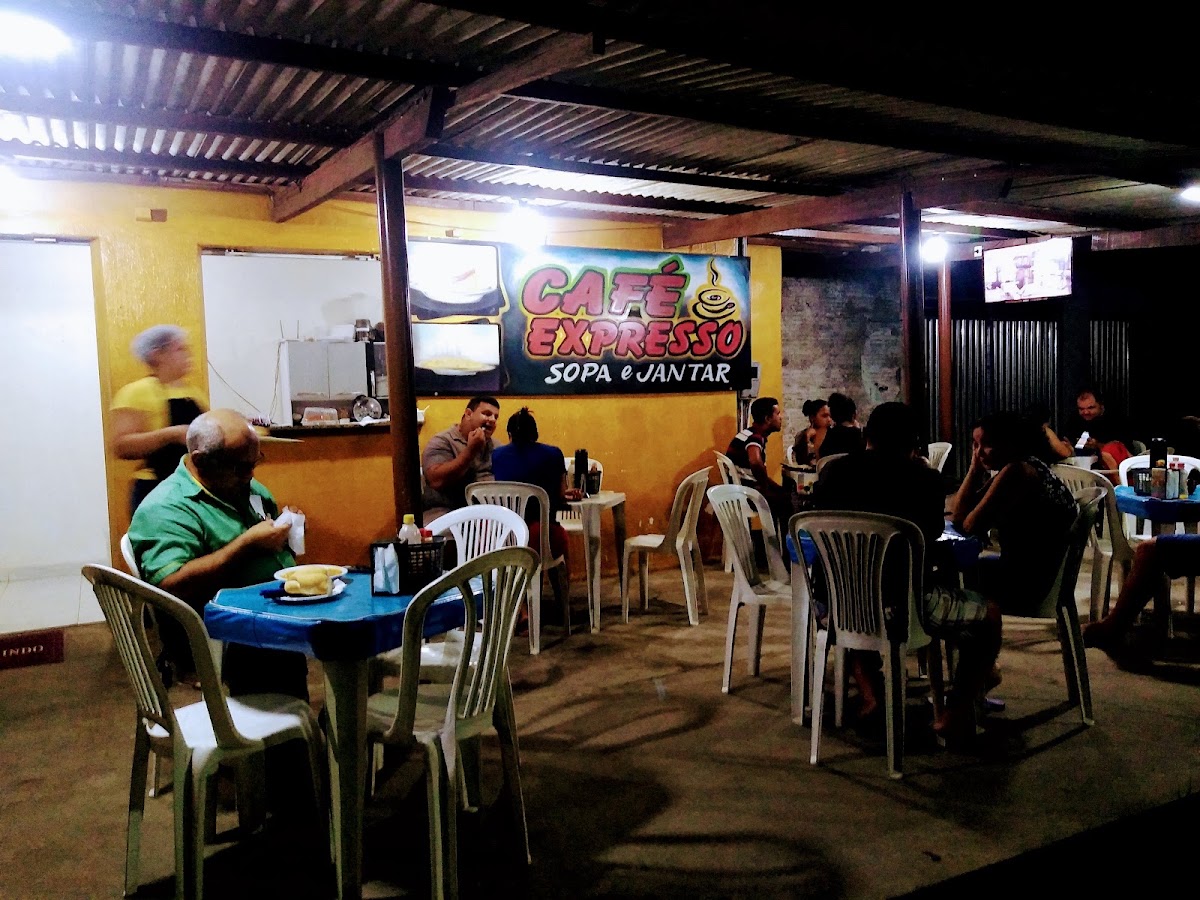 Café expresso sopas e jantas