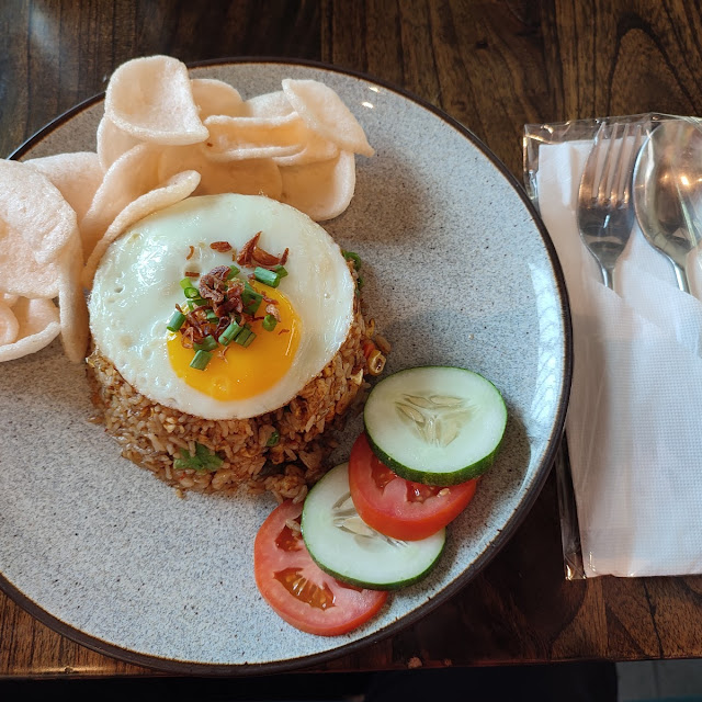 Nasi Goreng Kampung with Chicken Satay
