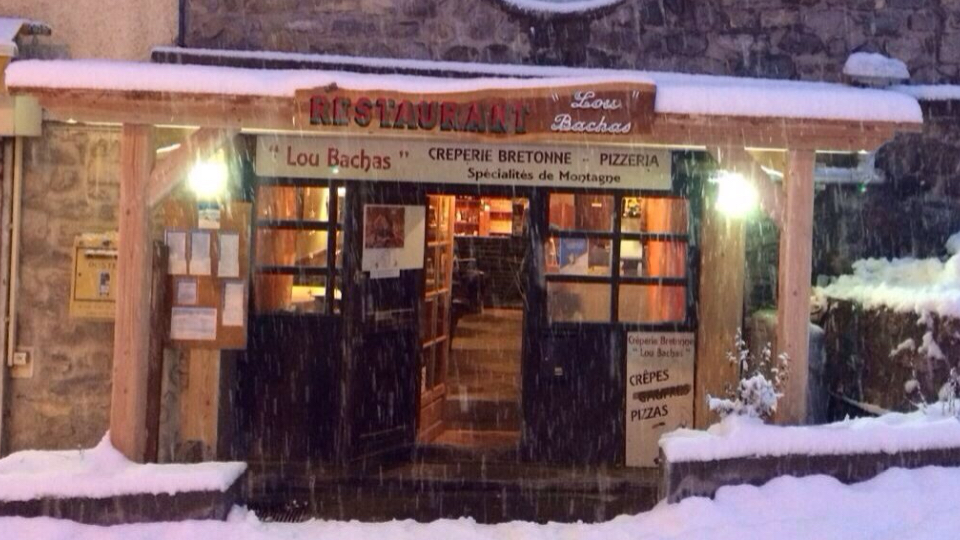 Restaurant 'Lou Bachas' Ouvert de décembre à mars