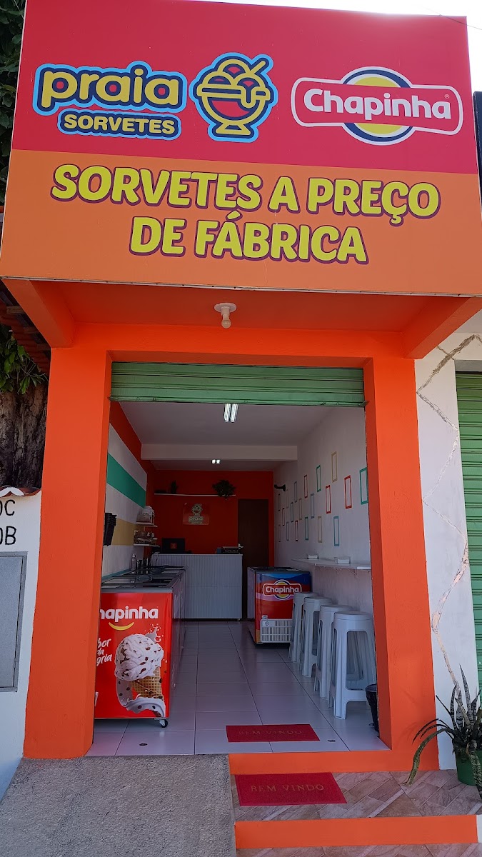 Praia sorvetes