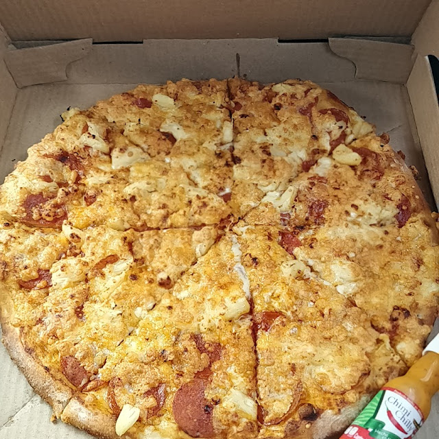 Pizza Familiar Pepperoni Con Piña