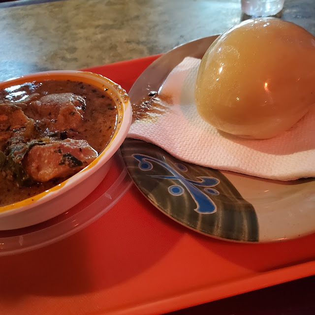 Egusi Soup with Fufu