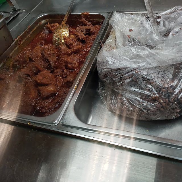 Waakye and Stew Beef