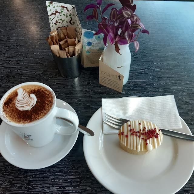 White Chocolate Friand Cappuccino