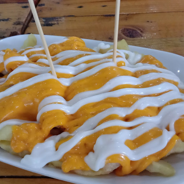 Fries with Mustard and Mayo