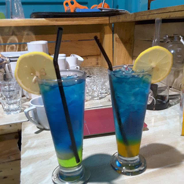 Lecy Blue Soda and Blue Ocean