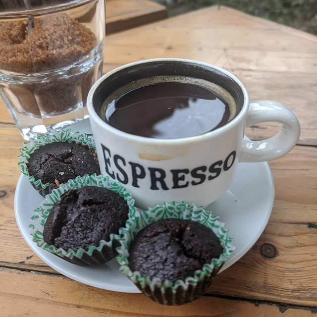 Single Espresso & Brownies