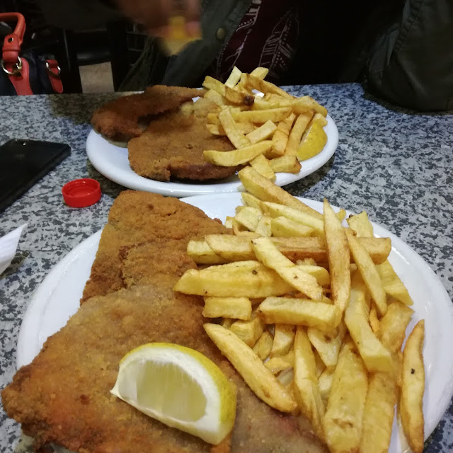 Milanesas Con Papas Fritas French Fries