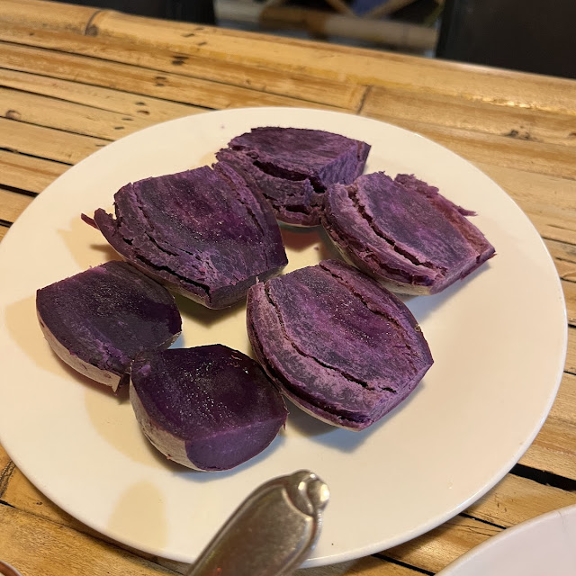Steamed Sweet Potato