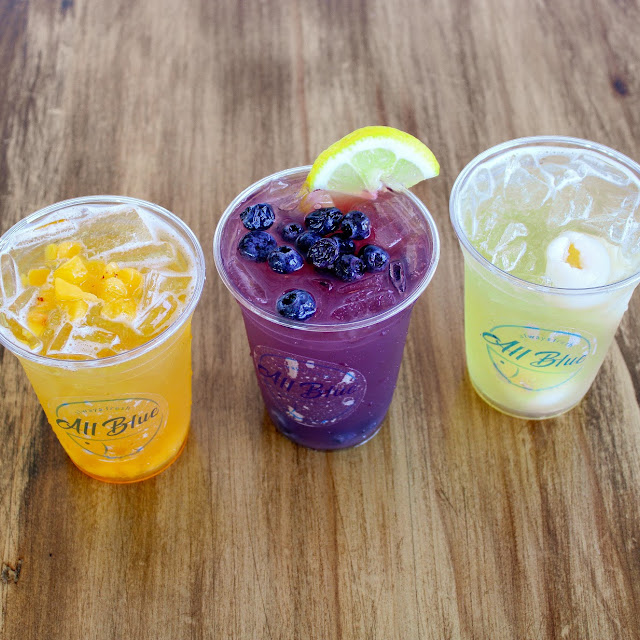 Blueberry Lemon Iced Green Tea