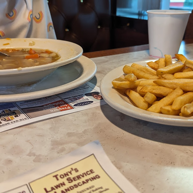 Soup Du Jour with Bread with an Extra Charge