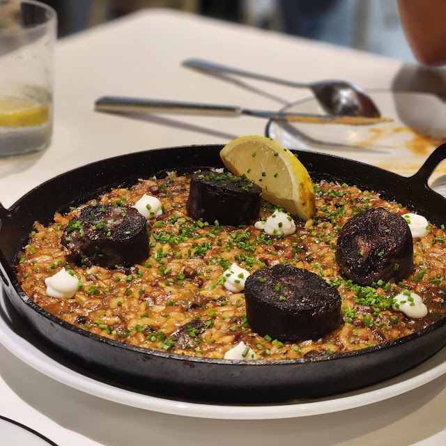 Arroz de Calamar Con Morcilla