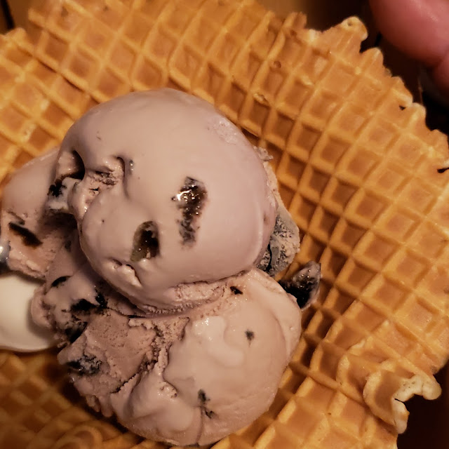 Homemade Waffle Bowls Oreo Sundae