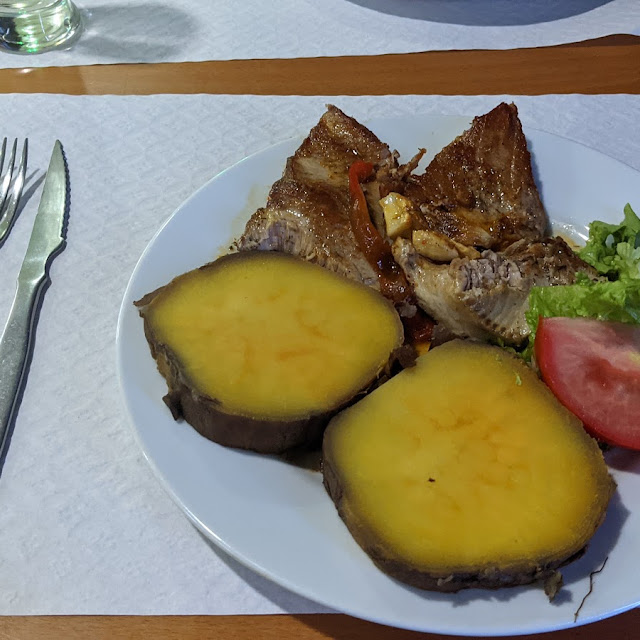 Tuna Steak with Sweet Potatoes