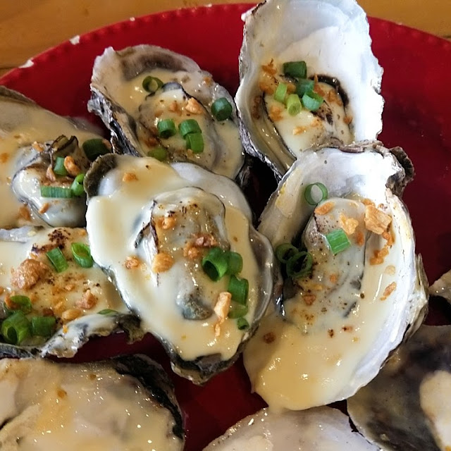 Baked Talaba with Cheese & Garlic