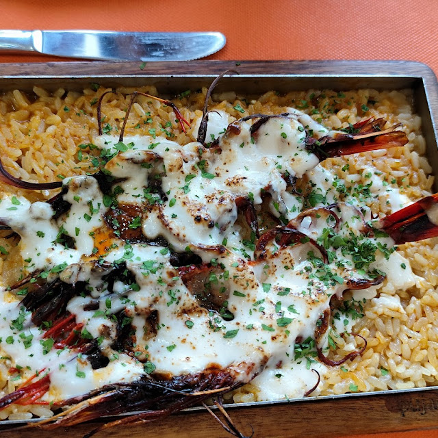 Arroz Con Carabineros Y Emulsión de Su Cabeza