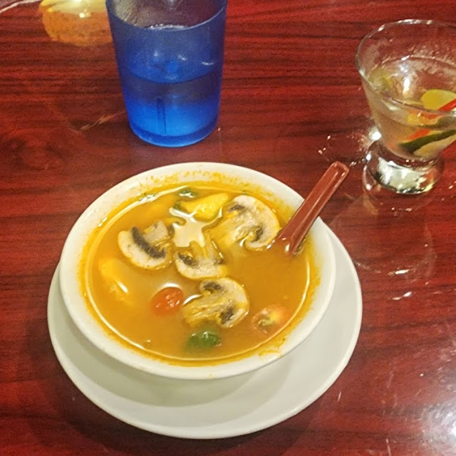Thai Soup with Shrimp