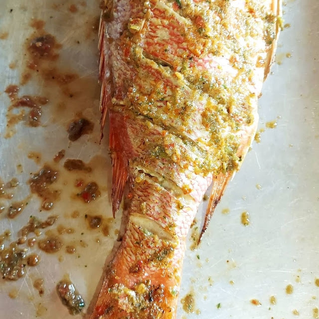 Roasted Snapper