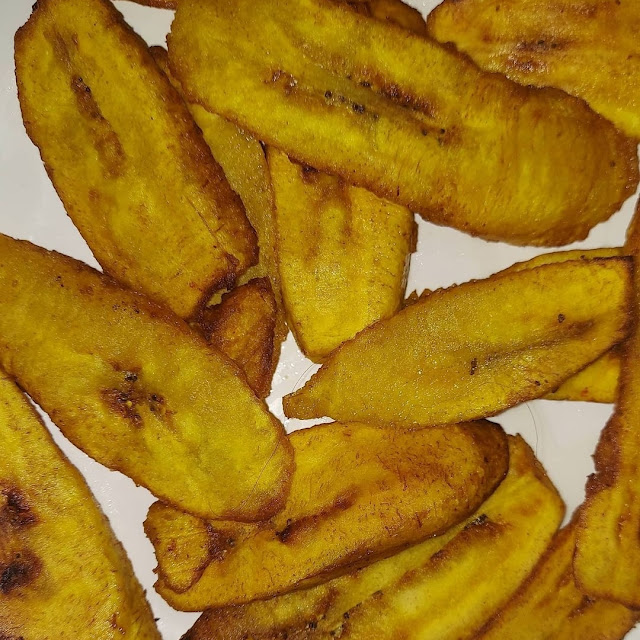 Fried Green Plantains
