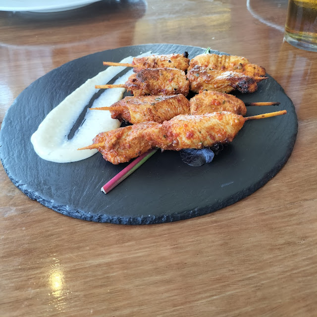 Chicken Moruno Skewer with Tartara Sauce