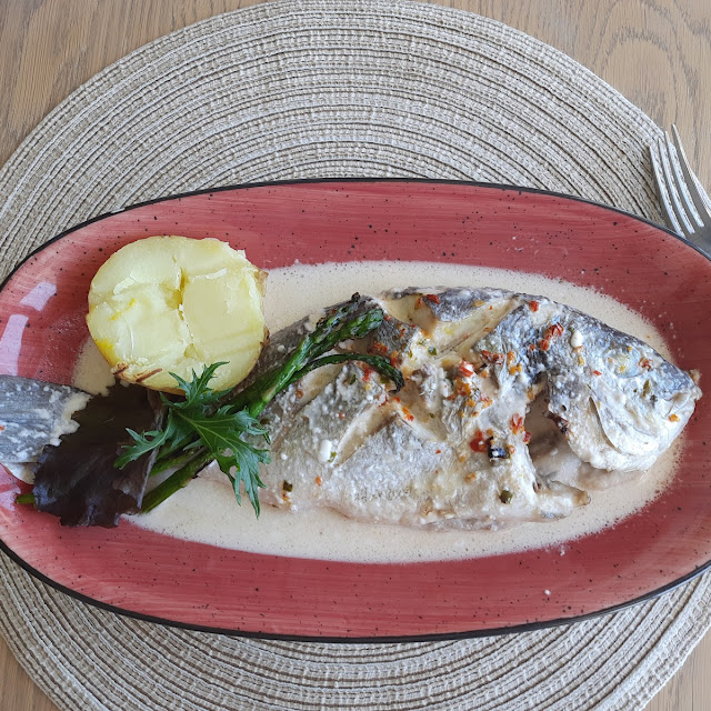 Sea Bass with Coconut Sauce