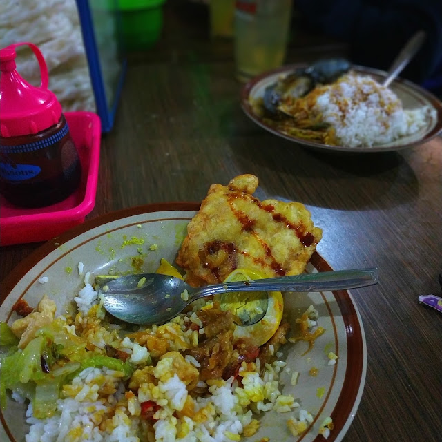 Nasi Sayur Tempe Kecap Sambal Prasmanan