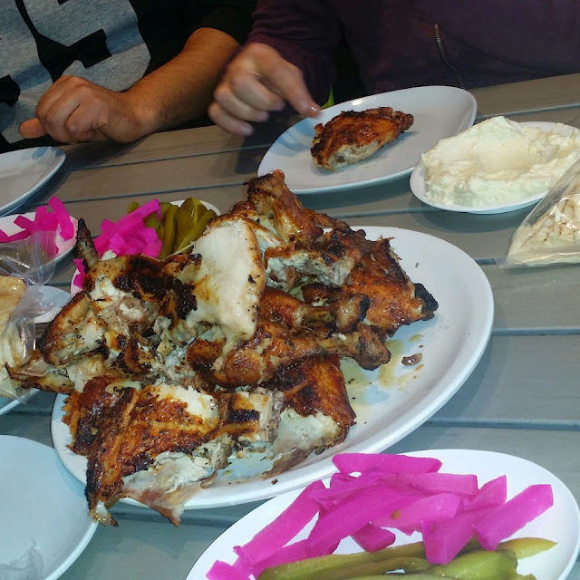 Charcoal Chicken and Chips