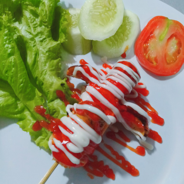 Sosis Bakar Saos Mayonaise