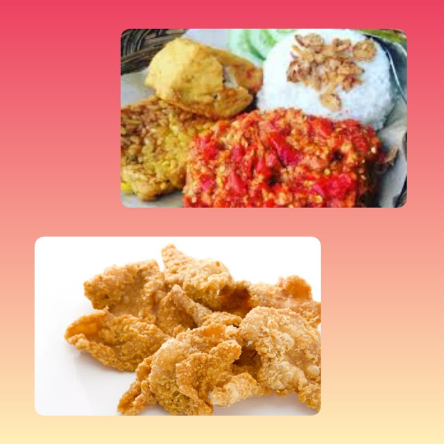 Ayam Gepuk Komplit Kulit Crispy