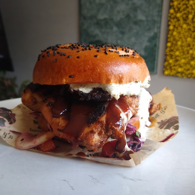 Paneer Saag Burger