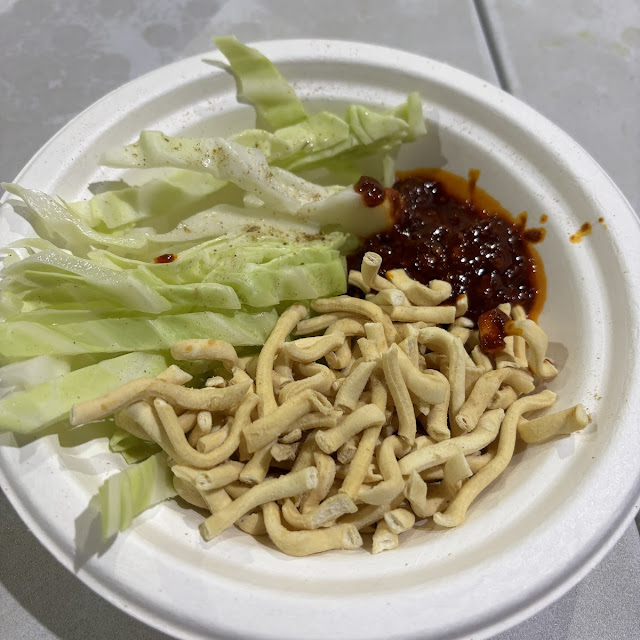 Fried Noodle with Schezwan Chutney