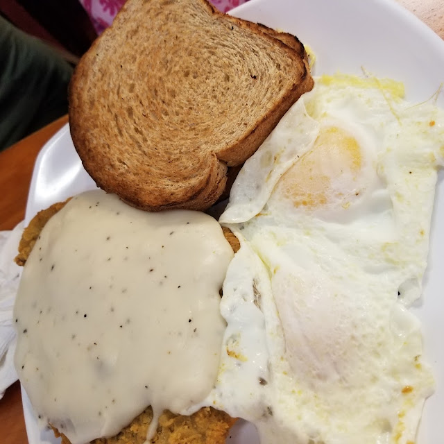 Country Fried Steak and Eggs