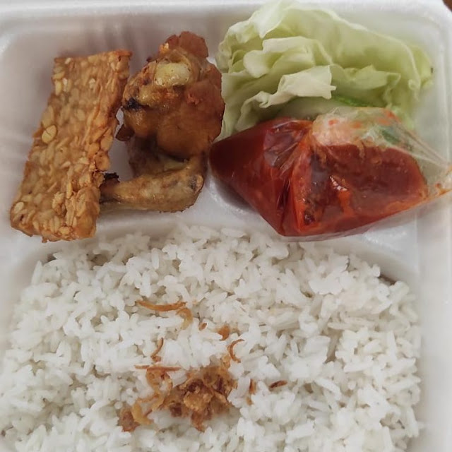 Nasi Tempe Cubi Gami