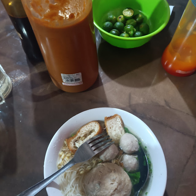 Bakso Double Urat Daging Cincang & Telur