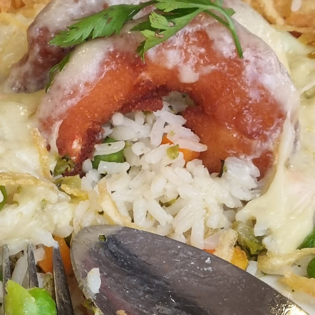 Camarão Gratinado Provolone