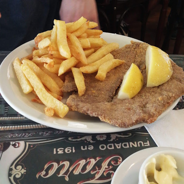 Milanesa Con Papas Fritas