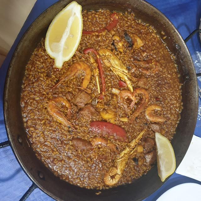Arroz A Banda Con Pulpo