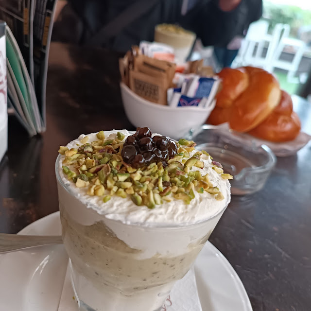 Granita Pistacchio Salato Mandorla E Panna
